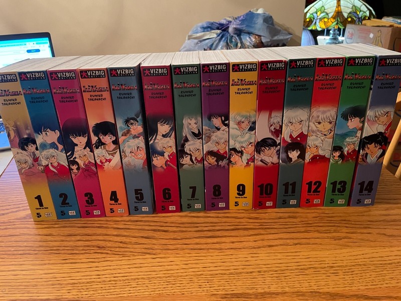 ***REDUCED*** INUYASHA English Manga Book 1-14 Rumiko Takahashi OOP VIZBIG Media