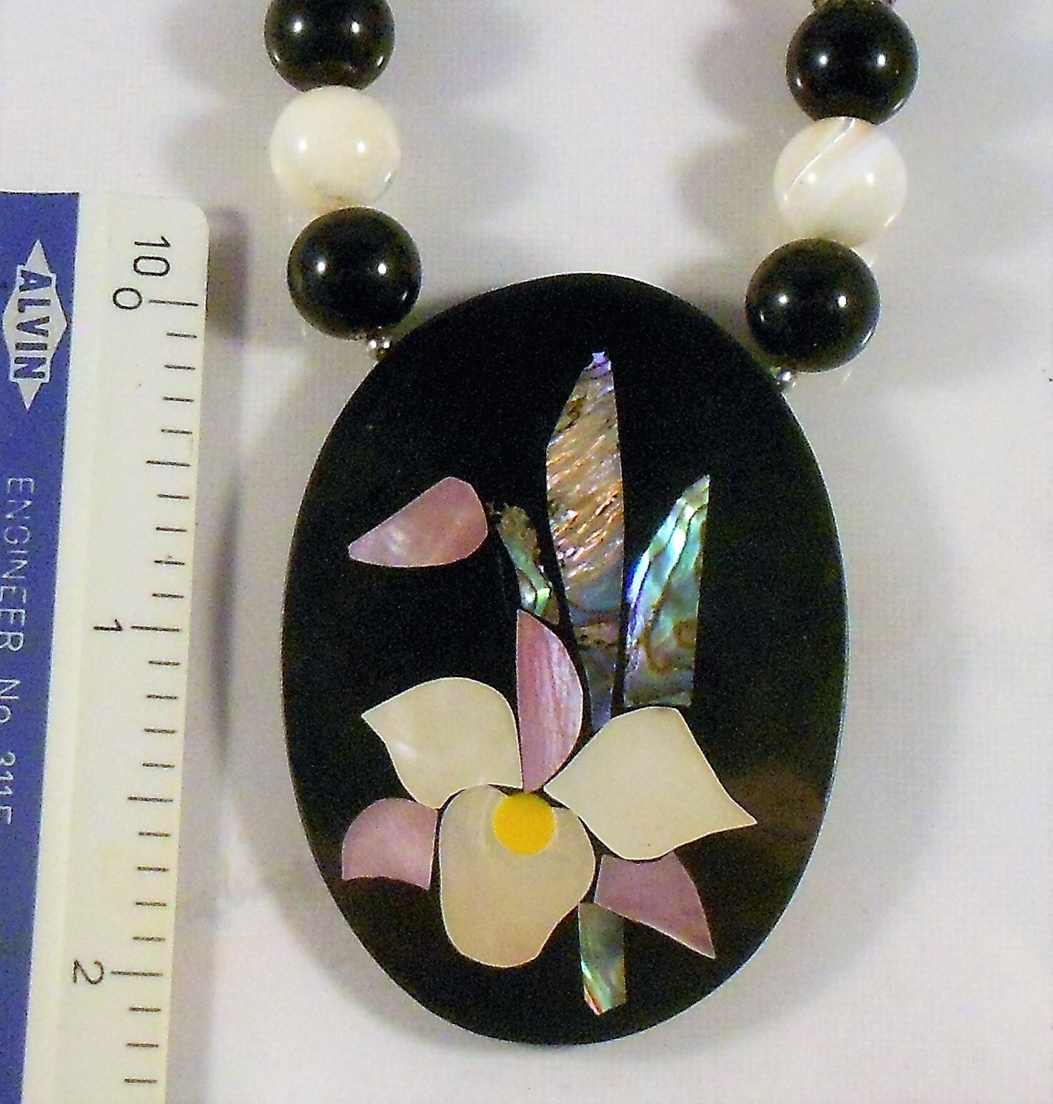 Large Statement Necklace With Natural Gemstones I… - image 8