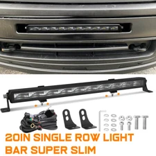 9/20/30" LED Work Light Bar Spot Fog Lamp Front Bumper Driving Pods for Pickup