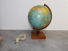 Del Mondo Antica Decorativa Globo Terrestre Girard E Barriera Di Anni 1950