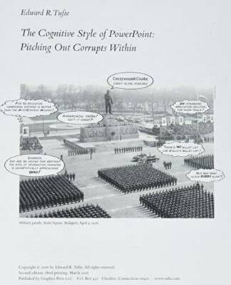 The Cognitive Style of PowerPoint - Paperback By Tufte, Edward R. - GOOD