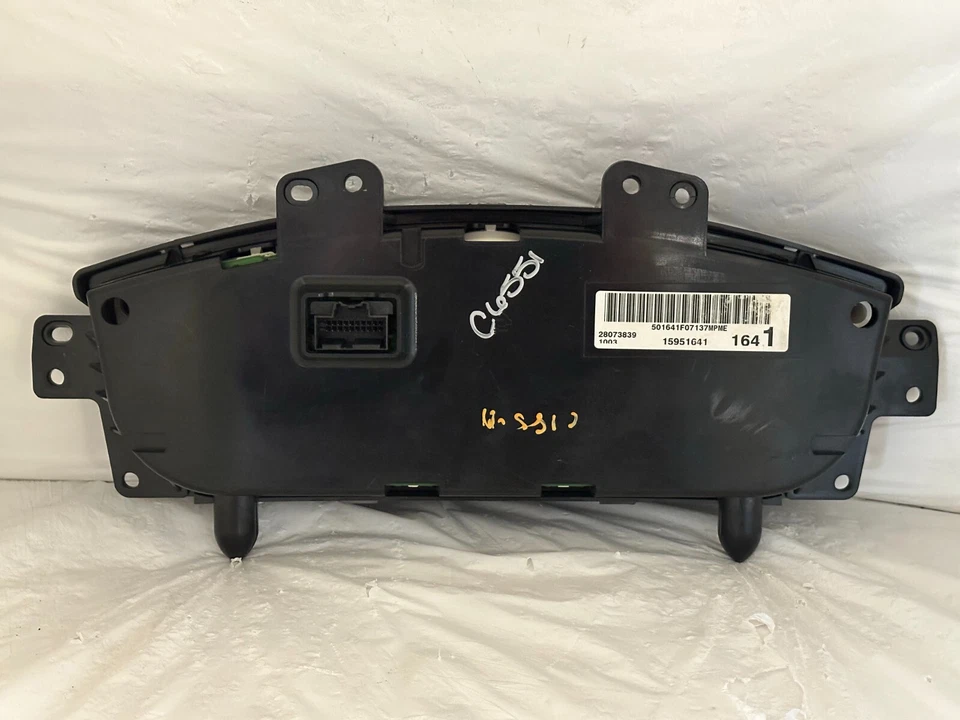 Cuadro de instrumentos velocímetro 07 medidores de panel de instrumentos Buick Lucerna 130.521 millas Foto 2 de 3