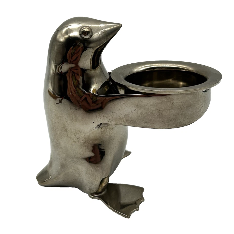 Подсвечник обетный Penguin посеребренный Restoration Hardware - Изображение 2 из 4