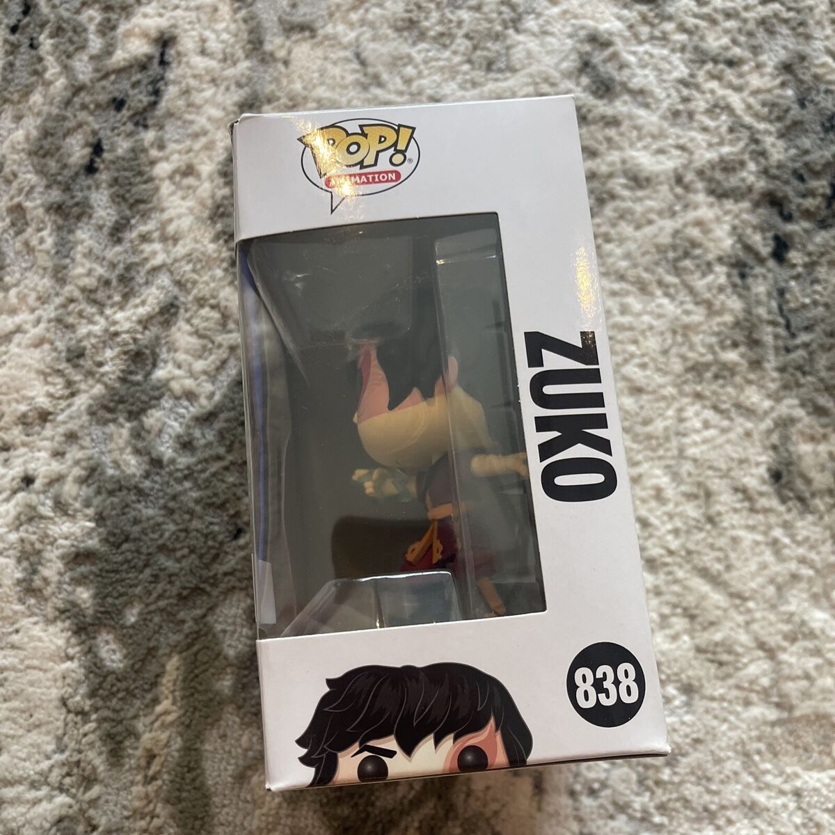 Funko Pop! Avatar the Last Airbender Zuko GITD #838 Box