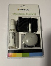 Polaroid 5-Piece Camera Cleaning Kit lens tissue solution cloth brush swabs
