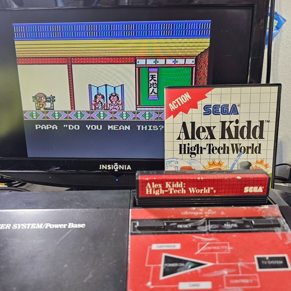 Alex Kidd: High-Tech World (Sega Master System, 1989) Game and