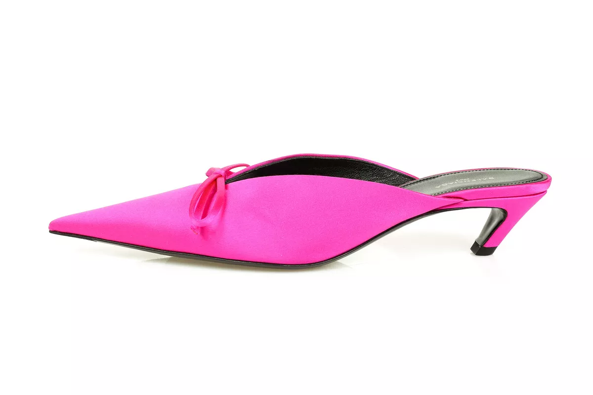 Hot pink kitten heels hotsell