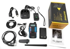 Baofeng UV-10R (5th Generation UV-5R) Dual Band 8Watt Walkie Talkie Complete Kit