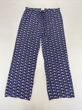 Vineyard Vines Pajama Pants Womens Small Christmas Rudolph Whale Print Lounge