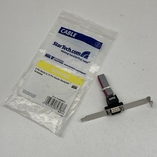  8-Pack StarTech PLATE9M16 9-Pin Serial Male to 10-Pin Motherboard Header Slot