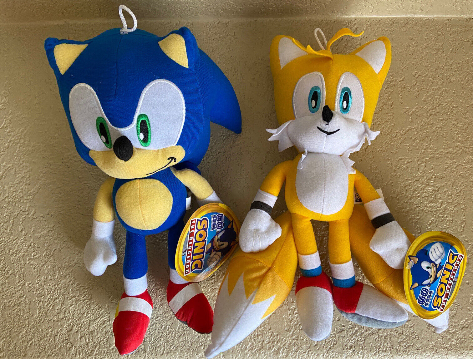 BRAND NEW! Large 12” Tails Sonic The Hedgehog Yellow Plush Stuffed