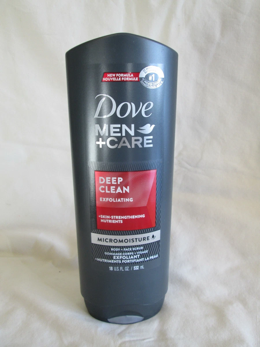 Dove Men Care Deep Clean Exfoliating Micro Moisture 3 in 1 Body