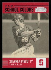 2015 Panini Contenders Old School Colors Stephen Piscotty #22 Stanford Cardinal