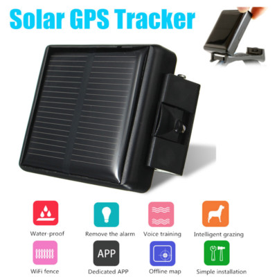 Solar GPS Tracker 850/900/1800/1900MHz Pet GSM Power Cow GPS Locator Waterproof