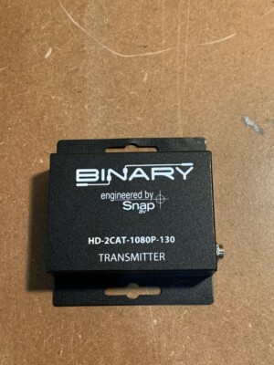 Binary HD HDMI Balun Extender HD-2CAT-1080P-130 Transmitter