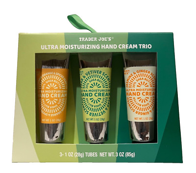 Trader Joe's Moisturizing Hand Cream Trio Set Mandarin Orange Pear