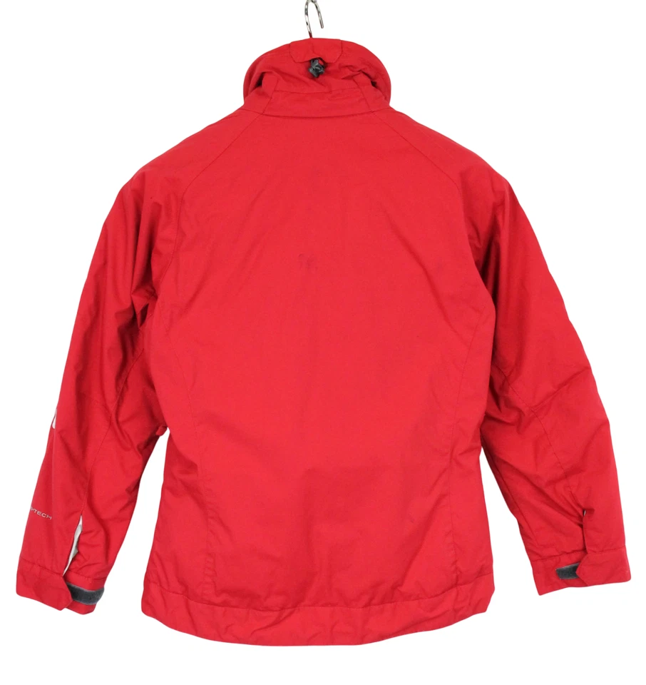 Jaqueta Columbia Omni-Tech feminina XS impermeável colarinho de esqui forrado de lã alta - Imagem 2 de 4