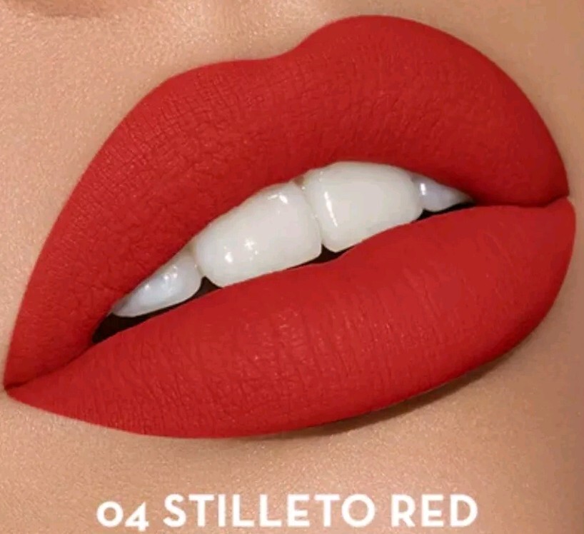 Italia Deluxe Mousse Matte Lipstick # 04 Stiletto Red | eBay
