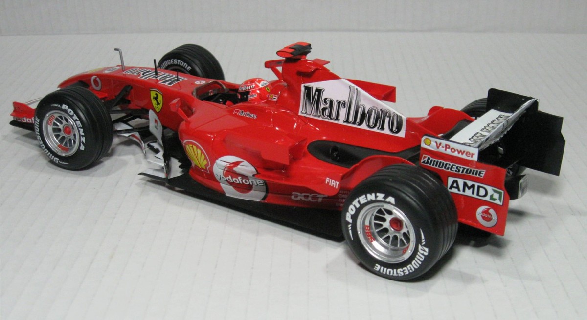 Hot Wheels 1/18 Scale Diecast - J2980 Ferrari 248 F1 Michael