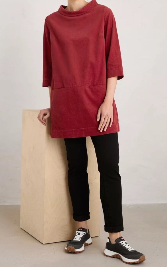Seasalt.New/Tag”SAIL BY THE STARS TUNIC”JAM. Cord.Organic Cotton.UK 8.RRP £65.95 image 3