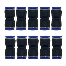 Zjxed 10Mm OD X 10Mm OD Pneumatic Quick Connector Push to Connect Fittings Strai