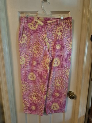LILLY PULITZER WOMEN CAPRI SUN PRINT PANTS SIZE 6