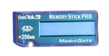 SanDisk Memory Stick Pro Magic Gate 256MB SDMSV-256 Genuine Camera Memory Card