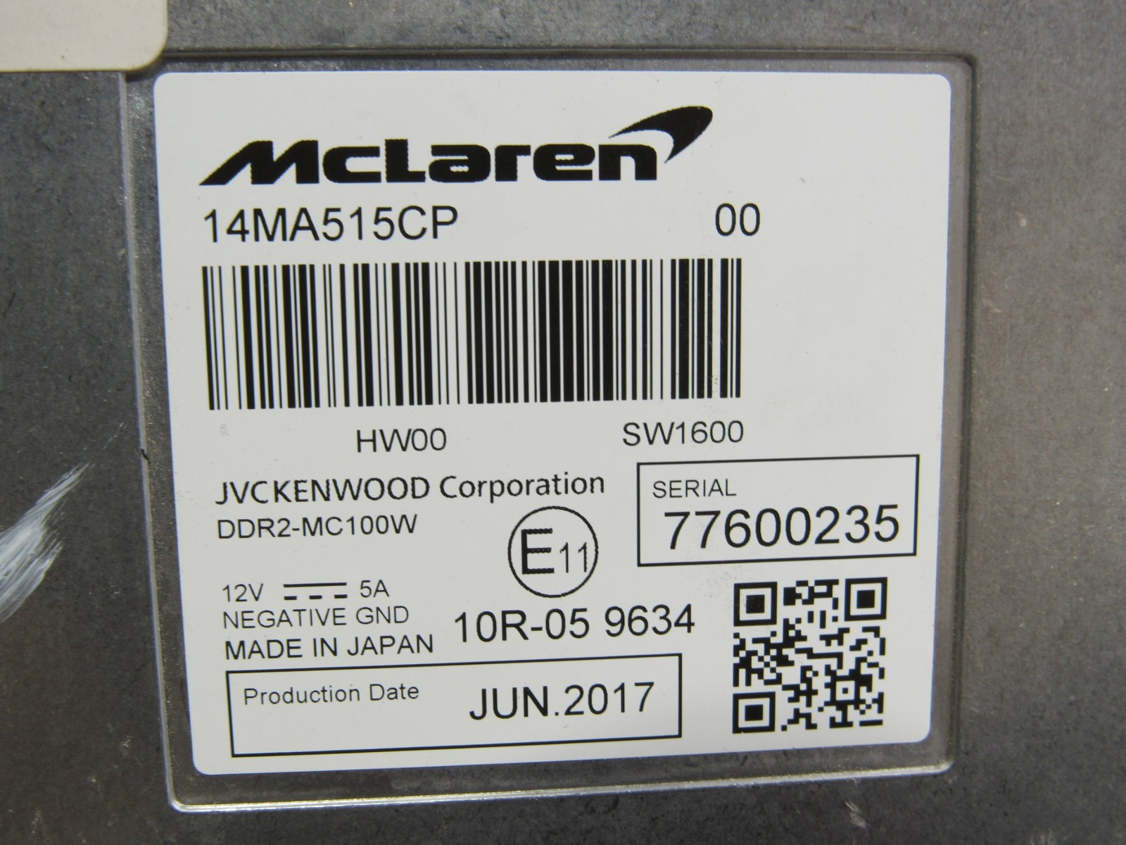 17-23 McLaren 720S 2018 Dash Center Radio Navigation Display Screen !#4