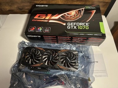 Gigabyte GeForce GTX 1070 WINDFORCE OC 8GB, see description Works With Issue??