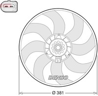 LÜFter MotorkÜHlung Denso DER02006 FÜR Audi KÜHlerlÜFter MotorlÜFter