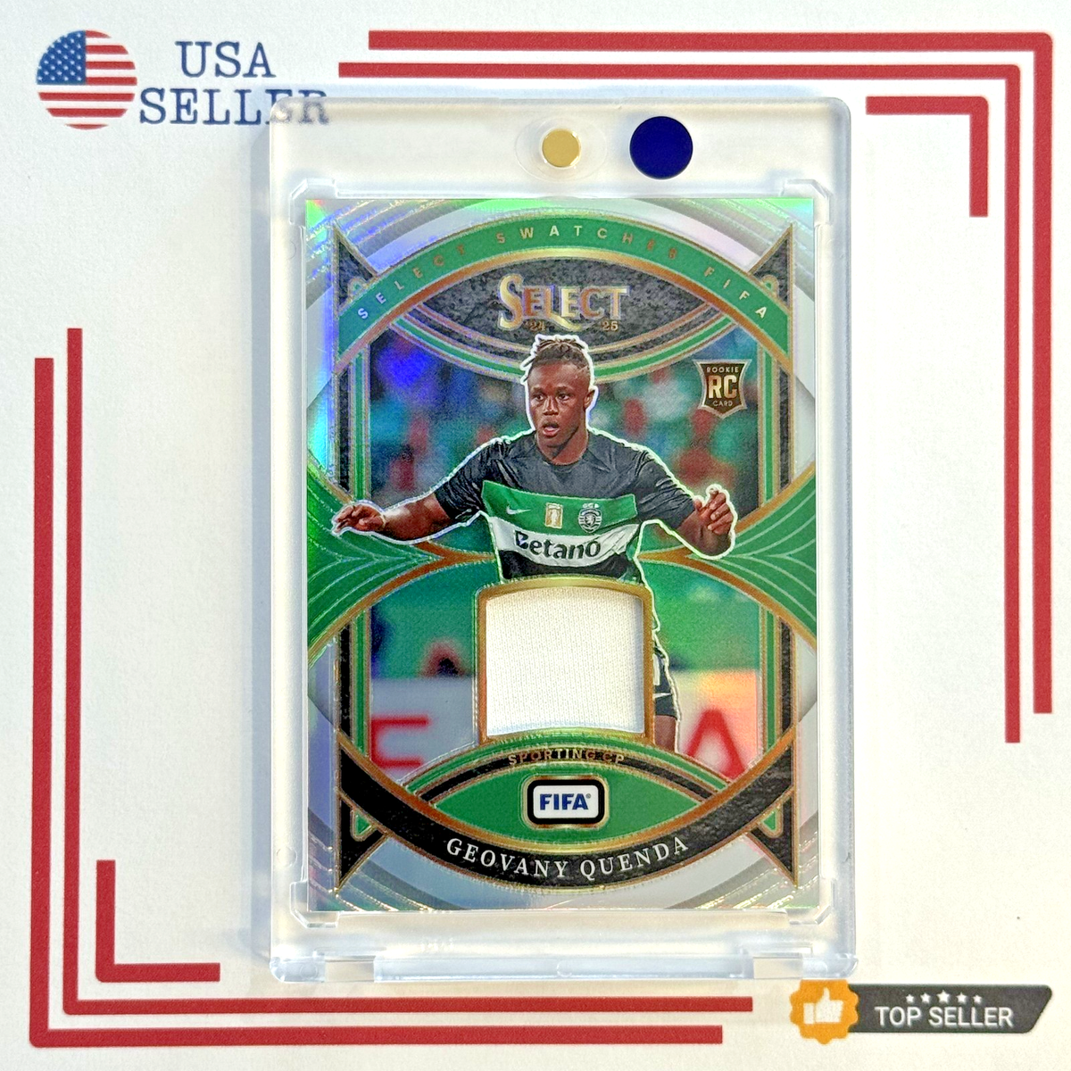 2024-25 Panini Select FIFA GEOVANY QUENDA RC Rookie Jersey Patch