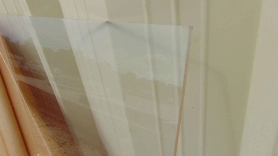 Plexiglass Sheet - 96" x 48" x 1/4" - Transparent, Acrylic, Synthetic Glass - Image 2 of 4