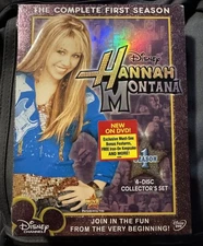 Hannah Montana The Complete First Season DVD 4-disc set New Sealed Hype Sticker