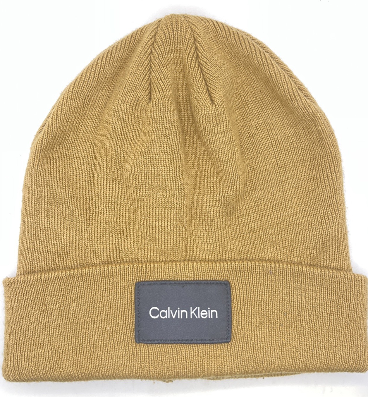 Calvin Klein Men's Wool Logo Patch Beanie