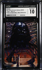 2024 Star Wars Chrome Galaxy Darth Vader Wave Refractor /99 CGC 10