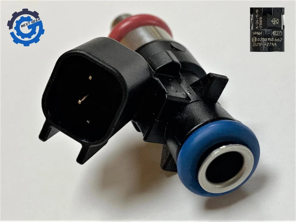 Inyectores de combustible Mopar 17-25 Chrysler Jeep Dodge RAM 3,6 L 5281427AA nuevos 6 piezas OEM Foto 4 de 4