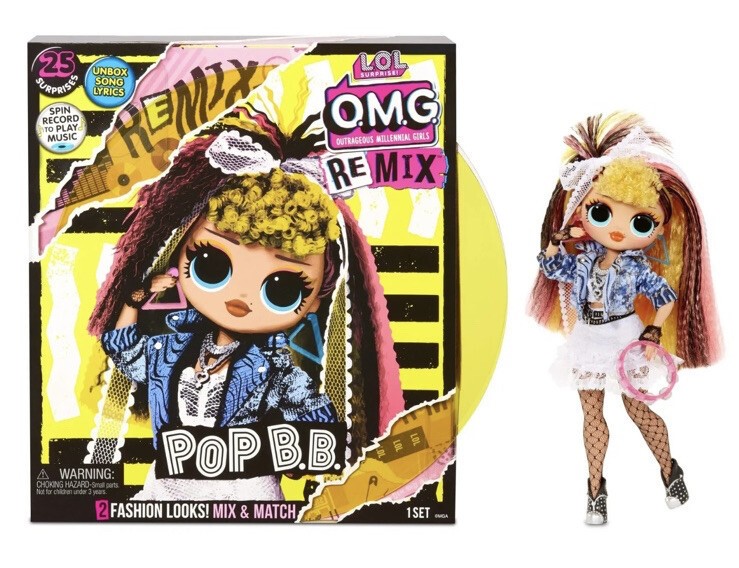 LOL Surprise OMG Remix Pop B.B. Fashion Doll 25 Surprises New In Box Sealed