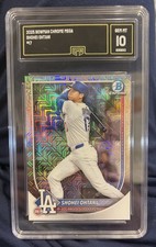 2025 Bowman Chrome Mega Box Mojo Refractor Shohei Ohtani #17 Dodgers GMA 10
