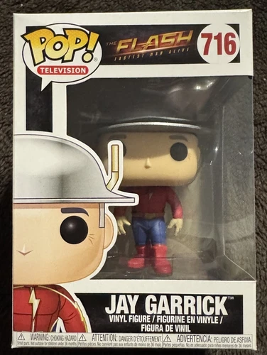 FUNKO POP VINYL TV THE FLASH 716 JAY GARRICK BNIB VAULTED + PROTECTOR