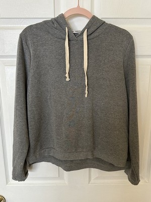 Women Girls Sweet Romeo Grey Cropped Hoodie Size Large