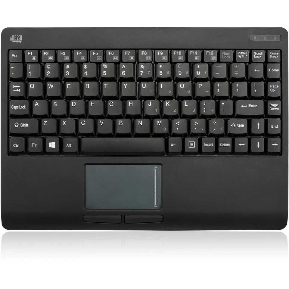 Adesso Wireless Mini Touchpad Keyboard (WKB4110UB) - Image 2 of 4
