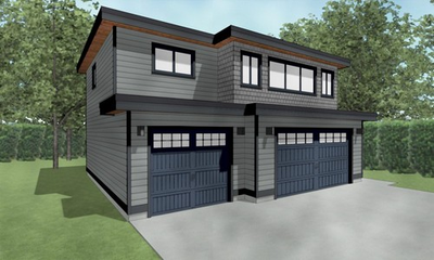 #ad #ad Triple Car 3 Car Garage Plan Architectural Blueprints 34 x 27 $179.99