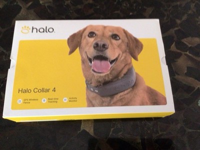 NIB Halo Collar 4 GPS Wireless Dog Fence Collar, Waterproof, Subscription Req