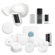 Ring Alarm Pro Wired Elite Security System and Built-in eero WiFi 6 Router White