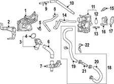 Genuine Toyota Engine Coolant Thermostat 16342-F0010