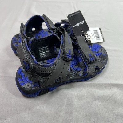 Eddie Bauer Childrens Sandals Adjustable Strap Jordan Blue Grey Size 13 Shoes