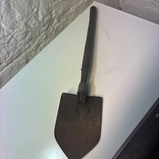 Historic Vintage Foldable Army Trench Camping Shovel Farmhouse Decor Rustic