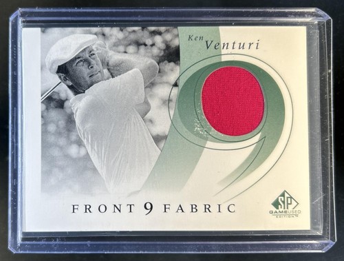 2002 SP Game Used Ken Venturi Front 9 Fabric Shirt #F9S-KV