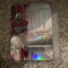 Topps Jerry Rice 1985 Draft Class San Francisco Serial #146/250 Football Card