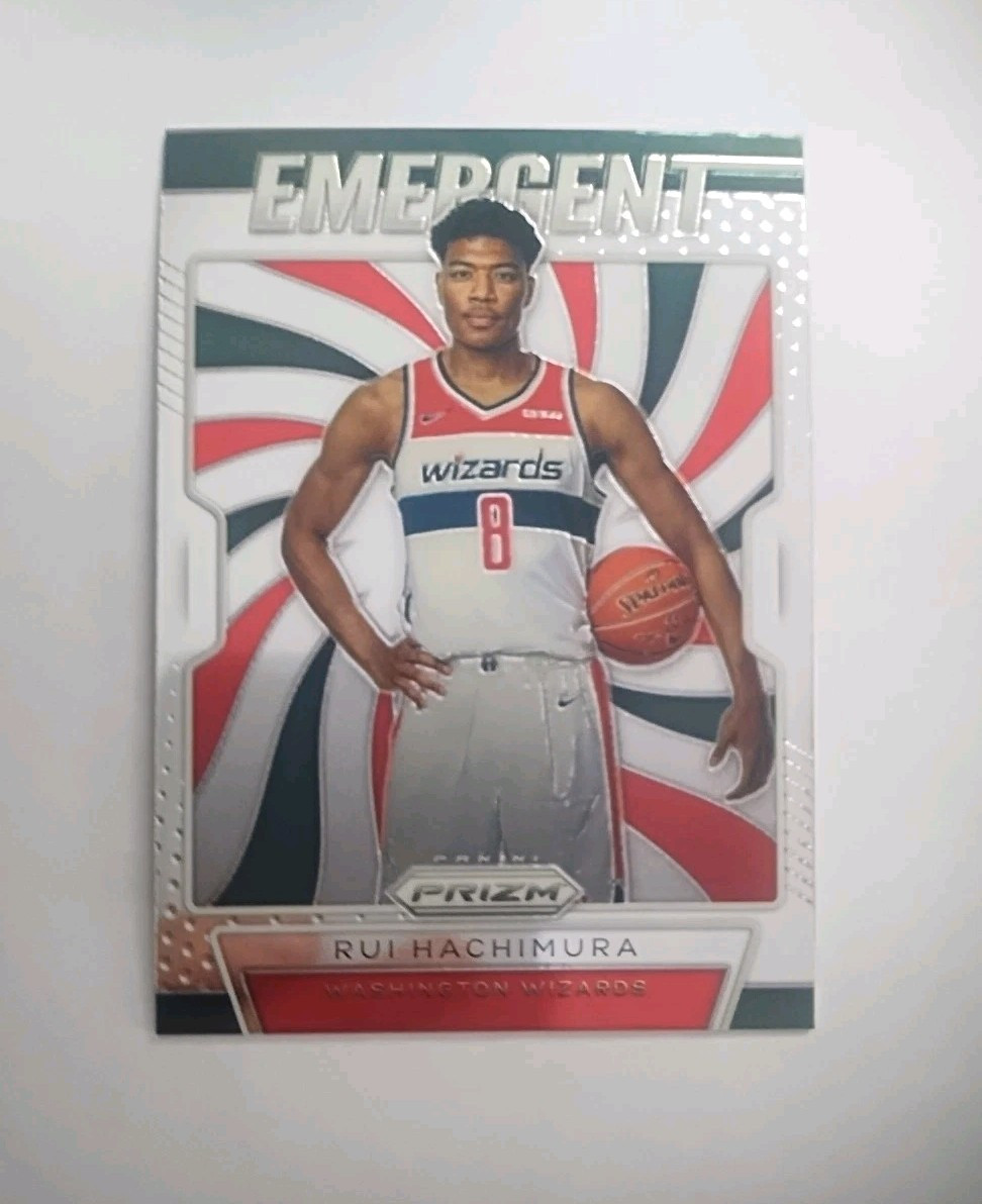 Rui Hachimura 2019-20 Prizm Basketball #21 Emergent RC Washington Wizards